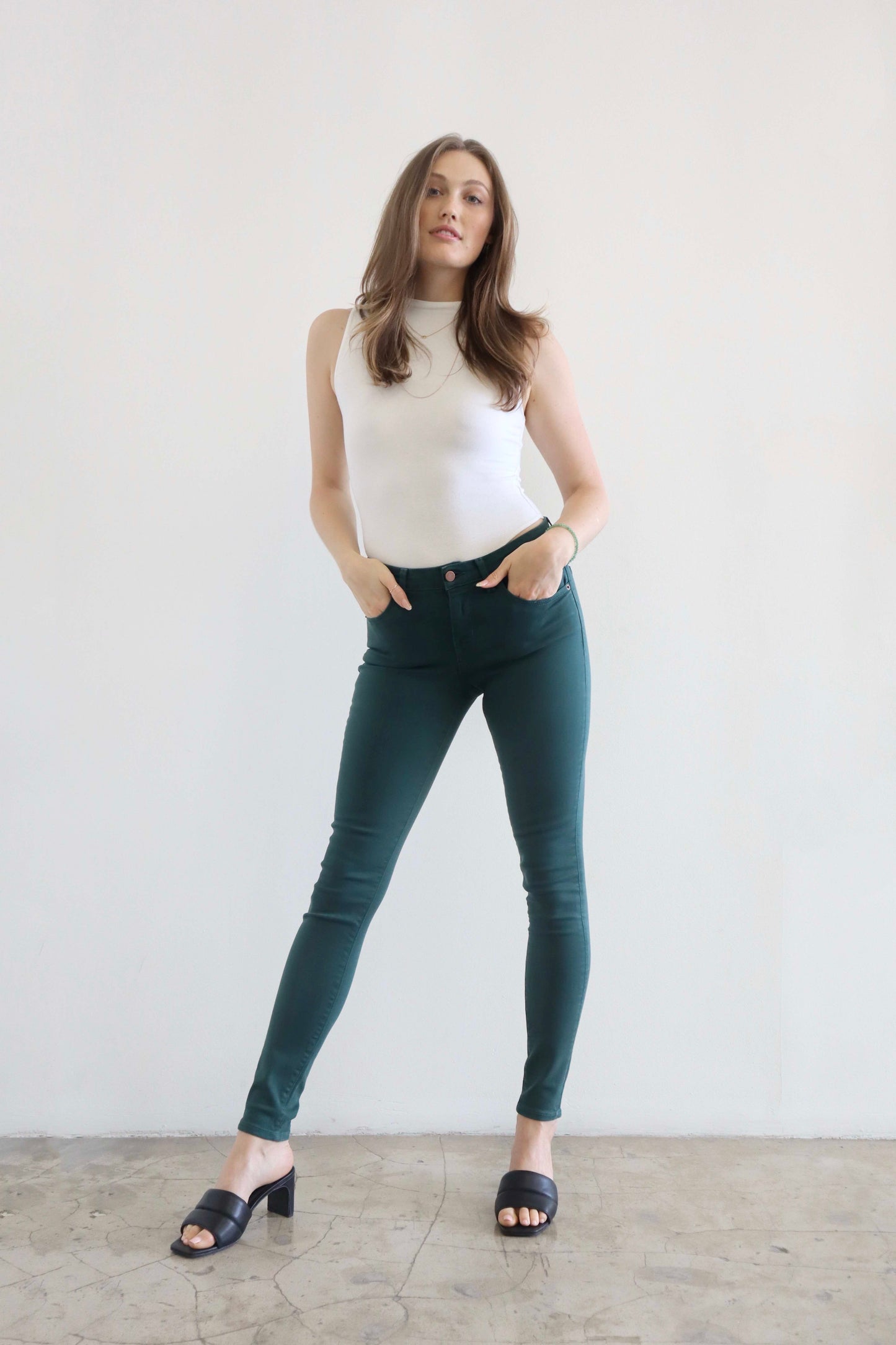 L.A. Nights Jeans (Emerald)