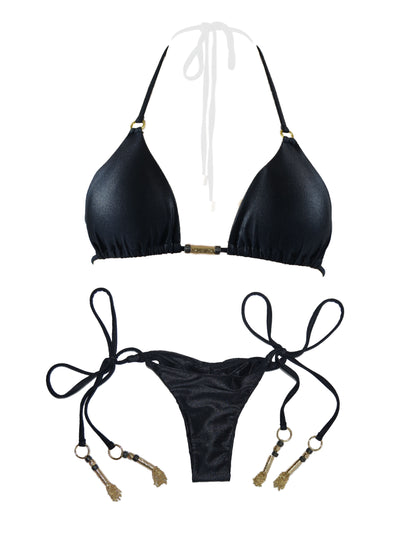 TRIANGLE TOP - BLACK
