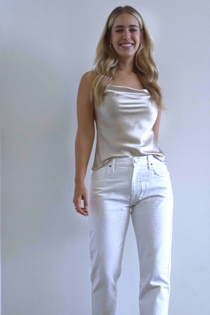 Easy Boyfriend Jeans (White)